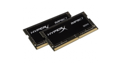 Оперативная память Kingston 16GB 2666MHz DDR4 CL15 SODIMM (Kit of 2) HyperX Impact, EAN: '740617265415