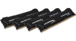 Модуль памяти Kingston 32GB 2800MHz DDR4 CL14 DIMM (Kit of 4) XMP HyperX Savage Black