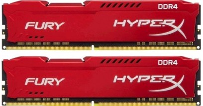 Модуль памяти Kingston 32GB 3466MHz DDR4 CL19 DIMM (Kit of 2) HyperX FURY Red