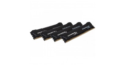 Модуль памяти Kingston DRAM 64GB 2666MHz DDR4 CL15 DIMM (Kit of 4) XMP HyperX Savage Black, EAN: 740617249149