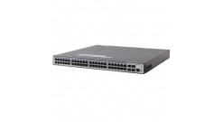 Коммутатор 48PORT FE 4SFP S2710-52P-SI-AC HUAWEI Коммутатор Huawei S2710-52P-SI-AC (48x FE RJ45 ports, 4x GE SFP ports; Forwarding: 13.2Mpps; Switching: 32 Gbit/s; MAC: 8k; Управление: L2, Full; IGMP snooping, STP, RSTP, MSTP, Auto MDI/MDIX, Priority Tags