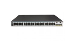 Коммутатор 48PORT GE 4SFP+ S5720-52X-SI-AC HUAWEI Коммутатор Huawei S5720-52X-SI-AC (48xGE RJ45 ports, 4x10GE SFP+ ports; F/S: 132Ms/336Gbs; MAC: 16k; Управление: L3, Full; Static Route; OSPF/BGP/IS-IS; RSTP/MSTP/ERPS, OAM, RRPP/SEP/Smart Link; sFlow, QoS