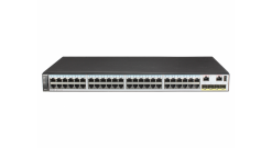 Коммутатор 48PORT GE 4SFP+ S5720S-52X-SI-AC HUAWEI Коммутатор Huawei S5720S-52X-SI-AC (48xGE RJ45 ports, 4x10GE SFP+ ports; F/S: 132Ms/336Gbs; MAC: 16k; Управление: L3, Full; Static Route; OSPF/BGP/IS-IS; RSTP/MSTP/ERPS, OAM, RRPP/SEP/Smart Link; sFlow, Q