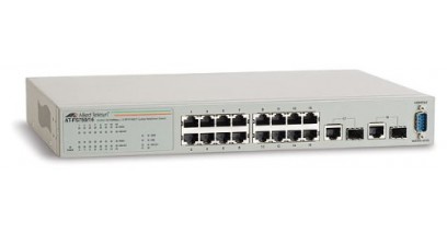 Коммутатор Allied Telesis AT-FS750/16 16x10/100 Websmart switch + 2 SFP/1000T Combo Ports (VLan group, Port Trunking, Port Mirroring, QoS) rackmount hardware included