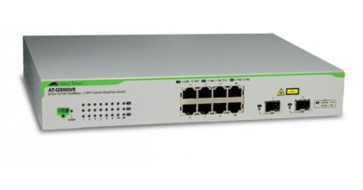 Коммутатор Allied Telesis AT-GS950/8-XX 8 port 10/100/1000TX WebSmar switch with 1 SFP bays