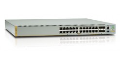 Коммутатор Allied Telesis AT-x510-28GPX-50 Stackable Gigabit Edge Switch with 24 x 10/100/1000T POE+, 4 x 10G SFP+ ports