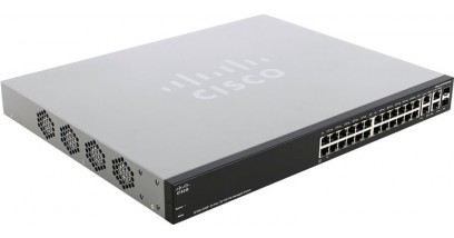 Коммутатор Cisco SF300-24MP-K9-EU SF300-24MP 24-port 10/100 Max PoE Managed Switch