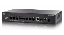 Коммутатор Cisco SG300-10SFP-K9-EU SG 300-10 10-port Gigabit Managed SFP Switch (8 SFP + 2 Combo)