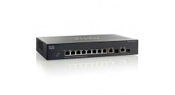 Коммутатор Cisco SG350-10MP 10-port Gigabit POE Managed Switch..