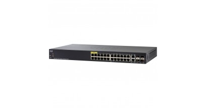 Коммутатор Cisco SG350-28P 28-port Gigabit POE Managed Switch