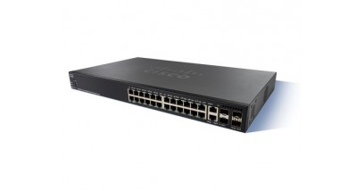 Коммутатор Cisco SG350X-24 24-port Gigabit Stackable Switch