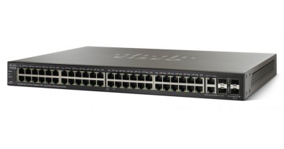 Коммутатор Cisco SG500-52P-K9-G5 52-портовый SG500-52P 52-port Gigabit POE Stackable Managed Switch