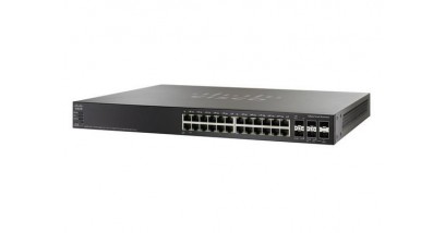 Коммутатор Cisco SG500X-24P-K9-G5 24-портовый Gig POE with 4-Port 10-Gig Stackable Managed Switch