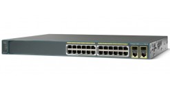 Коммутатор Cisco WS-C2960+24PC-L Catalyst 2960 Plus 24 10/100 PoE + 2 T/SFP LAN Base