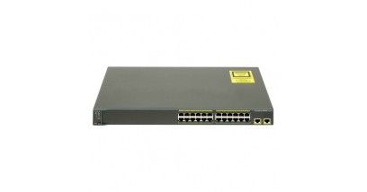 Коммутатор Cisco WS-C2960+24PC-S Catalyst 2960 Plus 24 10/100 PoE + 2 T/SFP LAN Lite