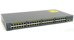 Коммутатор Cisco WS-C2960+48TC-S Catalyst 2960 Plus 48 10/100 + 2 T/SFP LAN Lite..