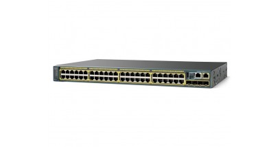 Коммутатор Cisco WS-C2960X-48TS-L Catalyst 2960-X 48 GigE, 4 x 1G SFP, LAN Base