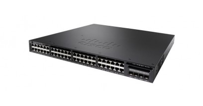 Коммутатор Cisco WS-C3650-48FQ-S Catalyst 3650 48 Port Full PoE 4x10G Uplink IP Base