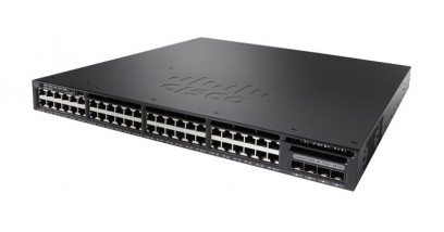 Коммутатор Cisco WS-C3650-48FS-S Catalyst 3650 48 Port Full PoE 4x1G Uplink IP Base