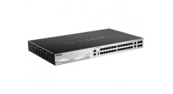 Коммутатор D-Link DGS-3130-30S/A1A L2+ Managed Switch with 24 100/1000Base-X SFP..