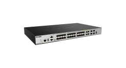 Коммутатор D-Link DGS-3630-28SC/A2ASI L3 Managed Switch with 20 1000Base-X SFP ports and 4 100/1000Base-T/SFP combo-ports and 4 10GBase-X SFP+ ports.