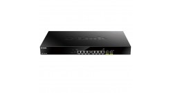 Коммутатор D-Link DMS-1100-10TP/A1A, L2 Smart Switch with 8 2.5GBase-T ports and 2 10GBase-X SFP+ ports (8 PoE ports 802.3af/802.3at (30 W), PoE Budget 240 W).16K Mac address, 80Gbps switching capacity, 802.3x