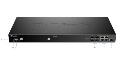Коммутатор D-Link DWC-2000/A2A WLAN Controller with 4 100/1000Base-T/combo-SFP ports, manage up to 64/256 Unified APs. 4x 10/100/1000 BASE-T GE/SFP Ports, 2x USB 2.0 Ports, Slot for hard disk drive module, 1x