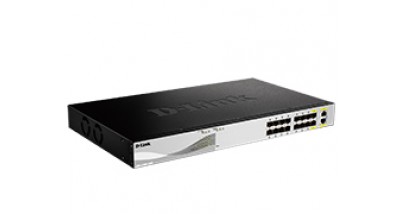 Коммутатор D-Link DXS-1100-16SC/A1A 10 Gigabit Ethernet Smart Switch with 14 Ports SFP+ and 2 Ports 10GBASE-T/SFP+ combo port