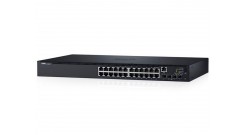 Коммутатор DELL Networking N1524, 24x1GbE, 4x10GbE SFP+ fixed ports, Stackable, ..