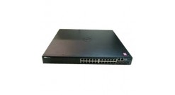 Коммутатор DELL Networking N3024, ур. 3, 24x1GbE, 2 комб.порта, 2 фикс.порта SFP..