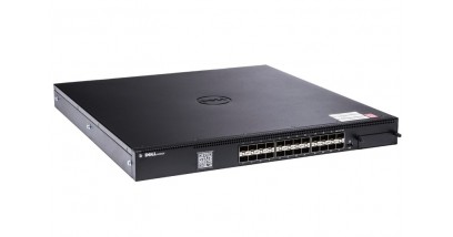 Коммутатор Dell Networking N4032F, 24x10GbE SFP+ Fixed Ports, 1xHot Swap Modular Bay, 2xPower Supplies, 3YPSNBD (210-ABVT)