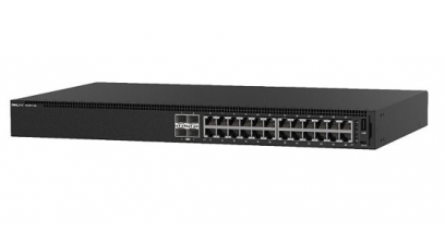Коммутатор Dell N1124T-ON L2, 24 ports RJ45 1GbE, 4 ports SFP+ 10GbE, Stacking 3YPSNBD (210-AJIS)