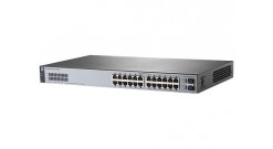 Коммутатор HP 1820-24G J9980A Switch (WEB-Managed, 24*10/100/1000 + 2*SFP, Fanle..