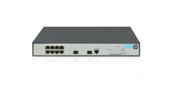 Коммутатор HP 1920-8G-PoE+ (180W) Switch (8x10/100/1000 PoE+ RJ-45 + 2xSFP, Web-managed, static routing, 19')