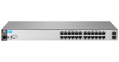 Коммутатор HP 2530-24G-2SFP+ Switch (24 x 10/100/1000 + 2 x SFP+, Managed, L2, virtual stacking, 19"")