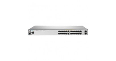 Коммутатор HP 3800-24G-PoE+-2SFP+, L3 Gigabit Ethernet c 24 портами RJ-45 10/100/1000 PoE+ с автоматическим определением скорости, 2 фиксированными портами 1000/10000 SFP+, 1 слотом модуля стекирования J9573A
