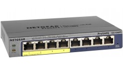 Коммутатор NETGEAR GS108PE-300EUS 8-портовый гигабитный (из них 4 порта с PoE) к..
