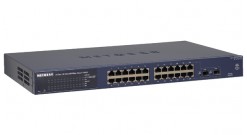 Коммутатор NETGEAR GS724T-400EUS Управляемый гигабитный Smart-коммутатор на 22GE+2SFP(Combo) портов с опциональной поддержкой функционала ethernet au
