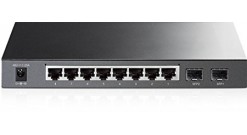 Коммутатор TP-Link TL-SG2210P 8-Port Gigabit Desktop PoE Smart Switch, 8 Gigabit RJ45 ports including 2 SFP ports, 802.3af, 53W PoE power supply, Tag-based VLAN, STP/RSTP/MSTP, IGMP V1/V2/V3 Snooping, 802.1P Qos