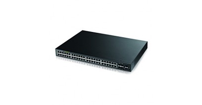 Коммутатор ZyXEL GS1920-48HP 48-port High Power PoE Web-managed Gigabit Switch with 2 SFP slots and 4 of 48 RJ-45 connectors shared with SFP slots