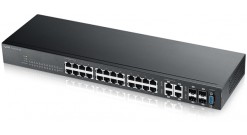 Коммутатор Zyxel GS2210-24 24-портовый управляемый коммутатор Gigabit Ethernet с..