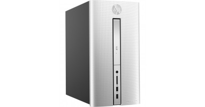 Компьютер HP Pavilion 570-p071ur, Intel Core i7 7700, DDR4 12Гб, 2Тб, 128Гб(SSD), NVIDIA GeForce GTX1050 - 2048 Мб, DVD-RW, Windows 10, серебристый [1gs93ea]
