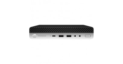 Компьютер HP ProDesk 600 G5 Mini Core i7-9700T 2.0GHz,8Gb DDR4-2666(1),Intel Optane 16Gb+1Tb 7200,WiFi+BT,USB Kbd+USB Mouse,Stand,3/3/3yw,Win10Pro