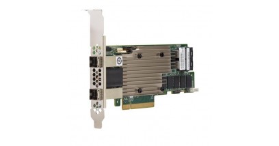 Контроллер LSI Logic SAS 9480-8I8e SGL (05-50031-00), PCIe 3.1 x8 LP, SAS/SATA/NVMe, RAID 0,1,5,6,10,50,60, 16port(2 * int SFF8643 + 2 * ext SFF8644), 4GB Cache, 3516ROC