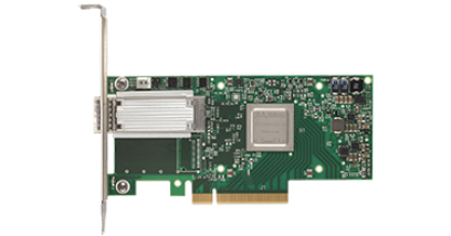 Сетевой адаптер Mellanox MCX453A-FCAT ConnectX-4 VPI adapter card, FDR IB 40/56GbE, single-port QSFP28, PCIe3.0 x8, tall