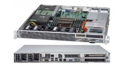Корпус Supermicro CSE-514-R407W Support WIO MB, max MB size 12.3"" x 13"" and Proprietary MB 8"" x 13"", 2.Up to 2 x 2.5"" fixed with bracket, 1U 400W RPSU