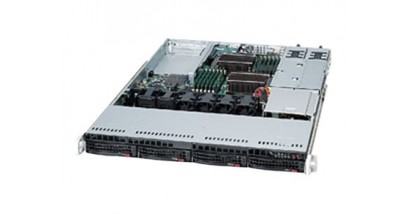 Корпус Supermicro CSE-815TQC-R706WB2 1U 4x3.5"" hot-swap SAS/SATA, Optimized for X11 WIO (W series), 2 full-height & full-length expansion slot(s) , 1 low-profile expansion slot(s), 700/750W