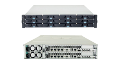 Система хранения Infortrend EonNAS 3012R-D 2U/12 bay Unified Storage(NAS and iSCSI) with dual controllers, scalable up to 120 disks, 8 x GbE ports, 2x host board slots, 2x Intel Core i3 dual-core, 16GB DDR3 (4GB x4) and 2 x SAS 6G Exp. Ports