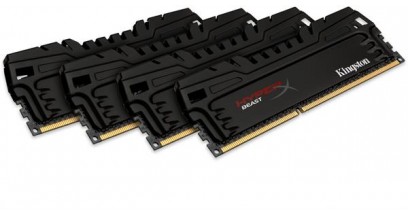 Модуль памяти Kingston HyperX DDR3 32Gb Quad Channel (8GbX4) 2133MHz CL11 XMP Beast Series HX321C11T3K4/32
