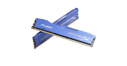 Модуль памяти Kingston 16GB 1600MHz DDR3 CL10 DIMM (Kit of 2) HyperX FURY Blue Series